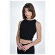 Target Γυναικεία αμάνικη μπλούζα Sleeveless Crop Top "Rib Viscose"